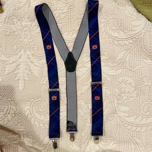 O3-BUNDLE ONLY-Auburn University War Eagle Clip -On Braces/Suspenders